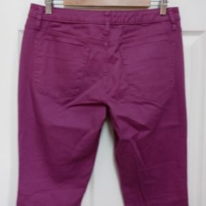 Mossimo Premium Denim Curvy Skinny Purple Jeans